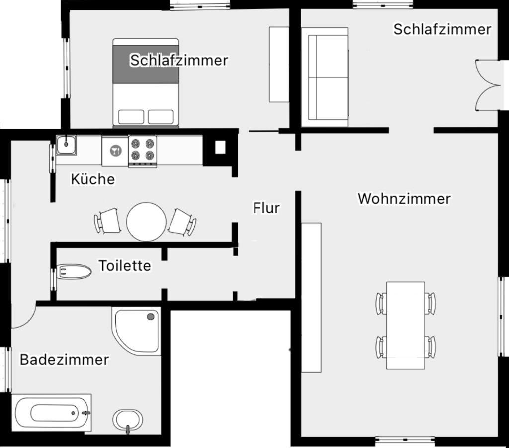 Zwergdackeladlerhirsch Apartment Beuron Exterior photo